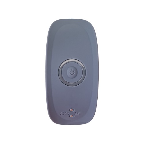 Серая анальная вибровтулка Booty Absolute Beginners 2 - 7,9 см.