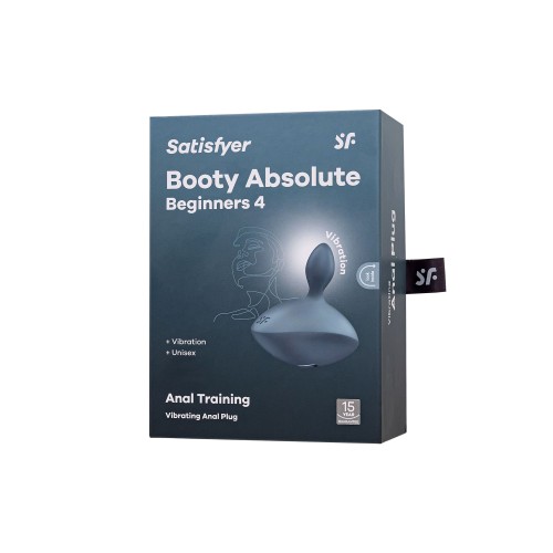 Серая анальная вибровтулка Booty Absolute Beginners 4