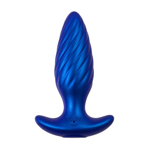 Синяя анальная вибровтулка Closs с управлением через приложение