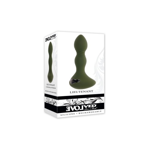 Анальная пробка с вибрацией Lieutenant - 12,2 см.