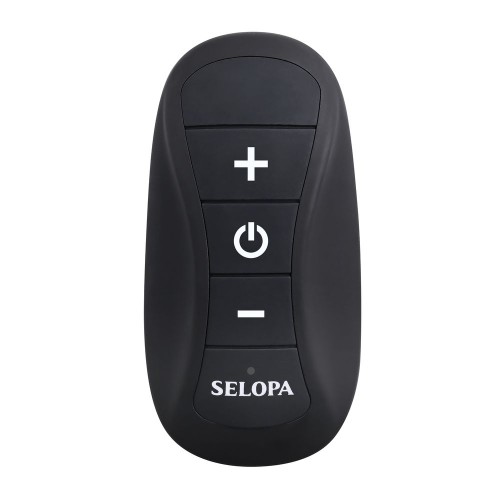 Черная анальная вибропробка с пультом ДУ Black Beauty - 11,3 см.