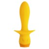 Желтая анальная вибропробка Mellow Yellow - 13,5 см.