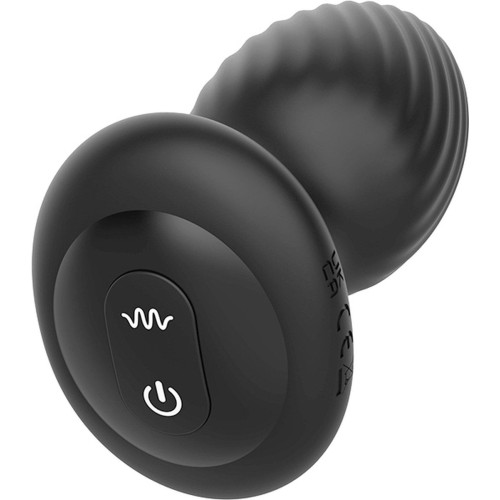 Черная анальная вибровтулка Nexus Tornado Large с функцией вращения