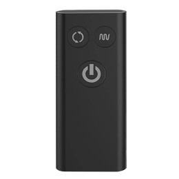 Черная анальная виброёлочка Nexus Tornado Beaded Probe Large с функцией вращения