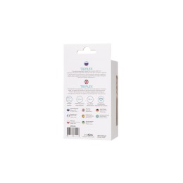 Мятные анальные шарики на сцепке Triplex - 15 см.