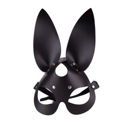 Чёрная кожаная маска с длинными ушками