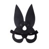 Чёрная кожаная маска с длинными ушками