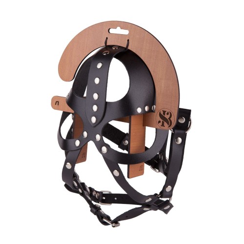 Кожаная маска-шлем  Лектор 
