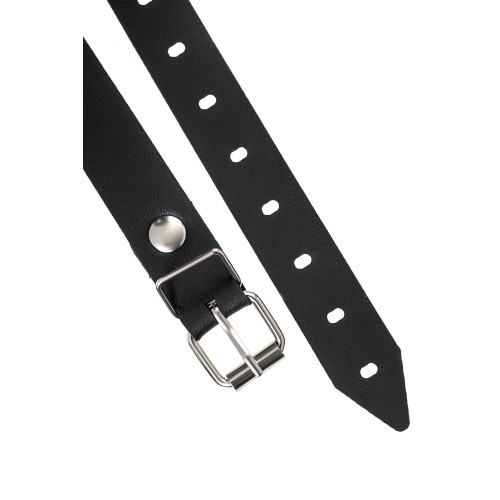 Красный кляп-леденец на кожаных ремешках со вкусом виски