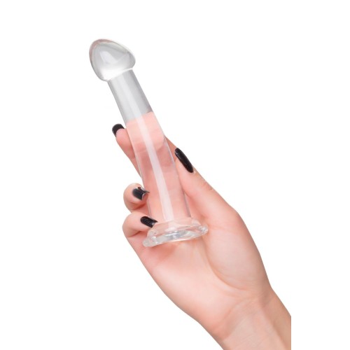 Прозрачный фаллоимитатор Jelly Dildo S - 15,5 см.