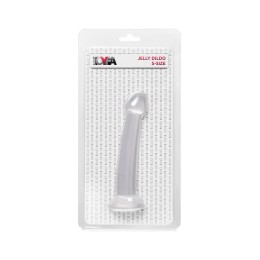 Прозрачный фаллоимитатор Jelly Dildo S - 15,5 см.