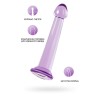 Фиолетовый фаллоимитатор Jelly Dildo S - 15,5 см.