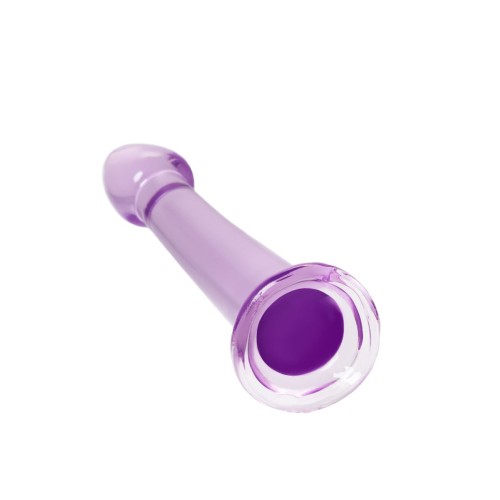 Фиолетовый фаллоимитатор Jelly Dildo S - 15,5 см.