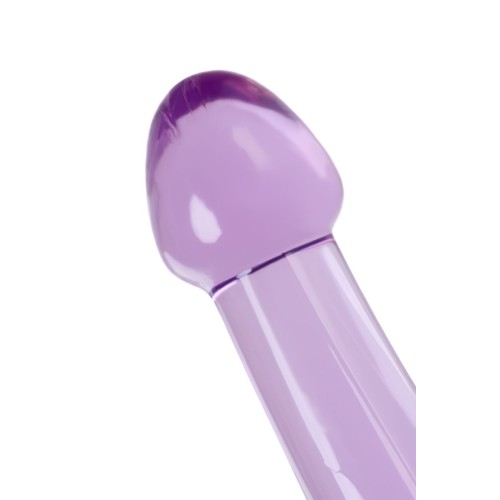 Фиолетовый фаллоимитатор Jelly Dildo S - 15,5 см.