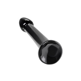 Черный фаллоимитатор Jelly Dildo M - 18 см.