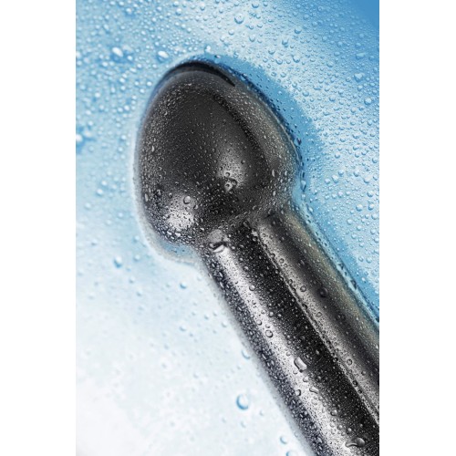 Черный фаллоимитатор Jelly Dildo M - 18 см.