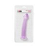 Фиолетовый фаллоимитатор Jelly Dildo M - 18 см.