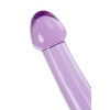 Фиолетовый фаллоимитатор Jelly Dildo M - 18 см.