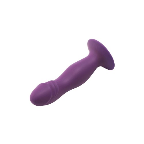 Фиолетовый фаллоимитатор Pleasure Dildo - 14,6 см.
