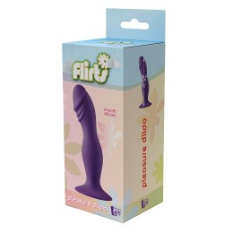 Фиолетовый фаллоимитатор Pleasure Dildo - 14,6 см.
