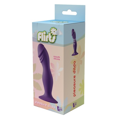 Фиолетовый фаллоимитатор Pleasure Dildo - 14,6 см.