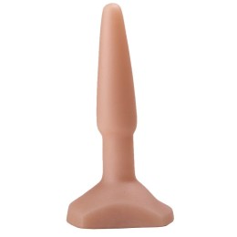 Классический анальный плаг телесного цвета - 11,5 см.