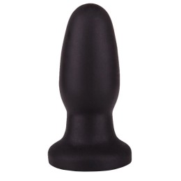 Чёрная овальная пробочка на ножке - 11,5 см.