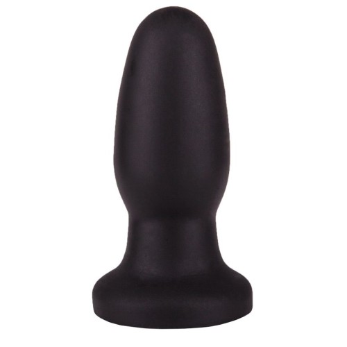 Чёрная овальная пробочка на ножке - 11,5 см.