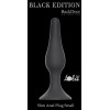 Чёрная малая анальная пробка Slim Anal Plug Small - 10,5 см.