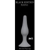 Светло-серая анальная пробка Slim Anal Plug Large - 12,5 см.