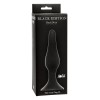 Чёрная анальная пробка Slim Anal Plug XL - 15,5 см.