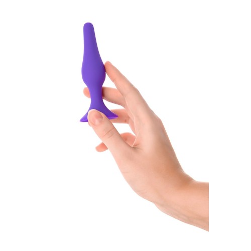 Фиолетовая анальная втулка Toyfa A-toys - 10,2 см.