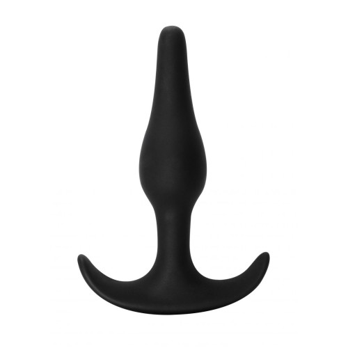 Чёрная анальная пробка Starter - 10,5 см.