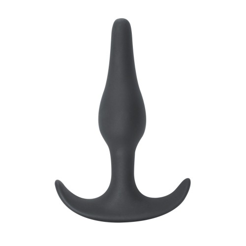 Серая анальная пробка Starter - 10,5 см.