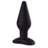 Чёрная анальная пробка - 9 см.