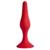 Бордовая анальная пробка Gravity M - 11 см.