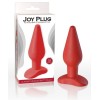 Красная анальная пробка с узким кончиком - 9 см.