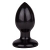 Черная анальная пробка MAGNUM 7 - 10 см.