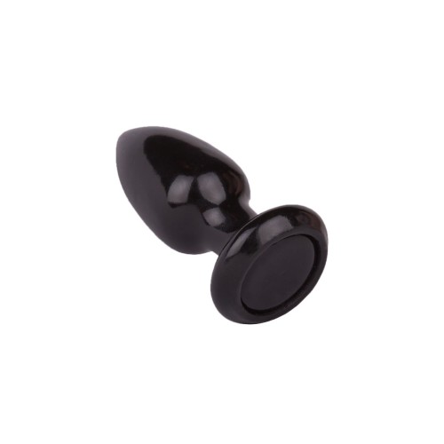 Черная анальная пробка MAGNUM 5 - 8,5 см.