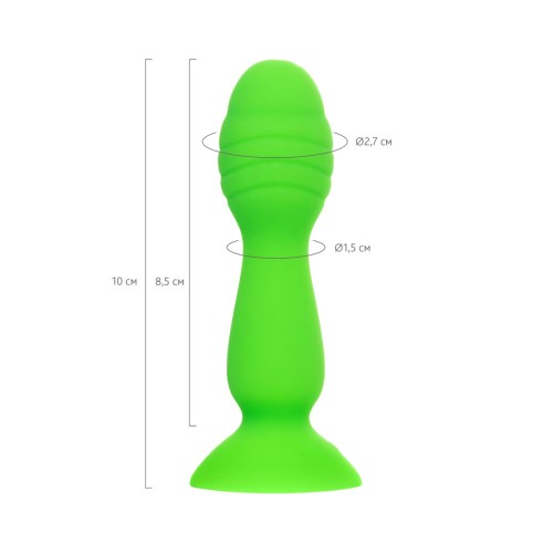 Зеленая анальная втулка Terg - 10 см.