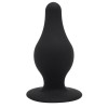 Черная малая анальная пробка SileXD - 7,2 см.