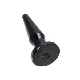 Черная анальная втулка Gemini α - 12 см.