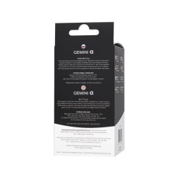 Черная анальная втулка Gemini α - 12 см.