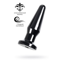 Черная анальная втулка Gemini β - 12,3 см.