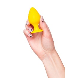 Желтая анальная втулка Riffle - 7,5 см.