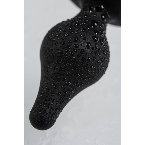 Черная анальная втулка Spade XS - 6,5 см.