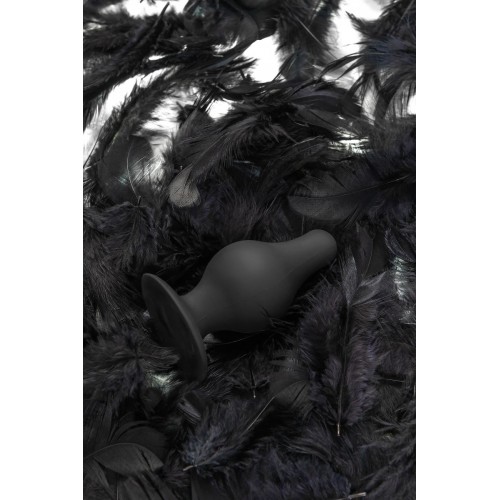 Черная анальная втулка Spade S - 8 см.