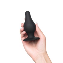 Черная анальная втулка Spade L - 11 см.