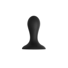 Черная анальная втулка Hidro S - 8,5 см.