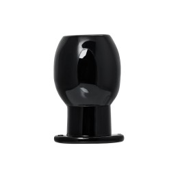 Черная анальная втулка Basic L - 7,5 см.